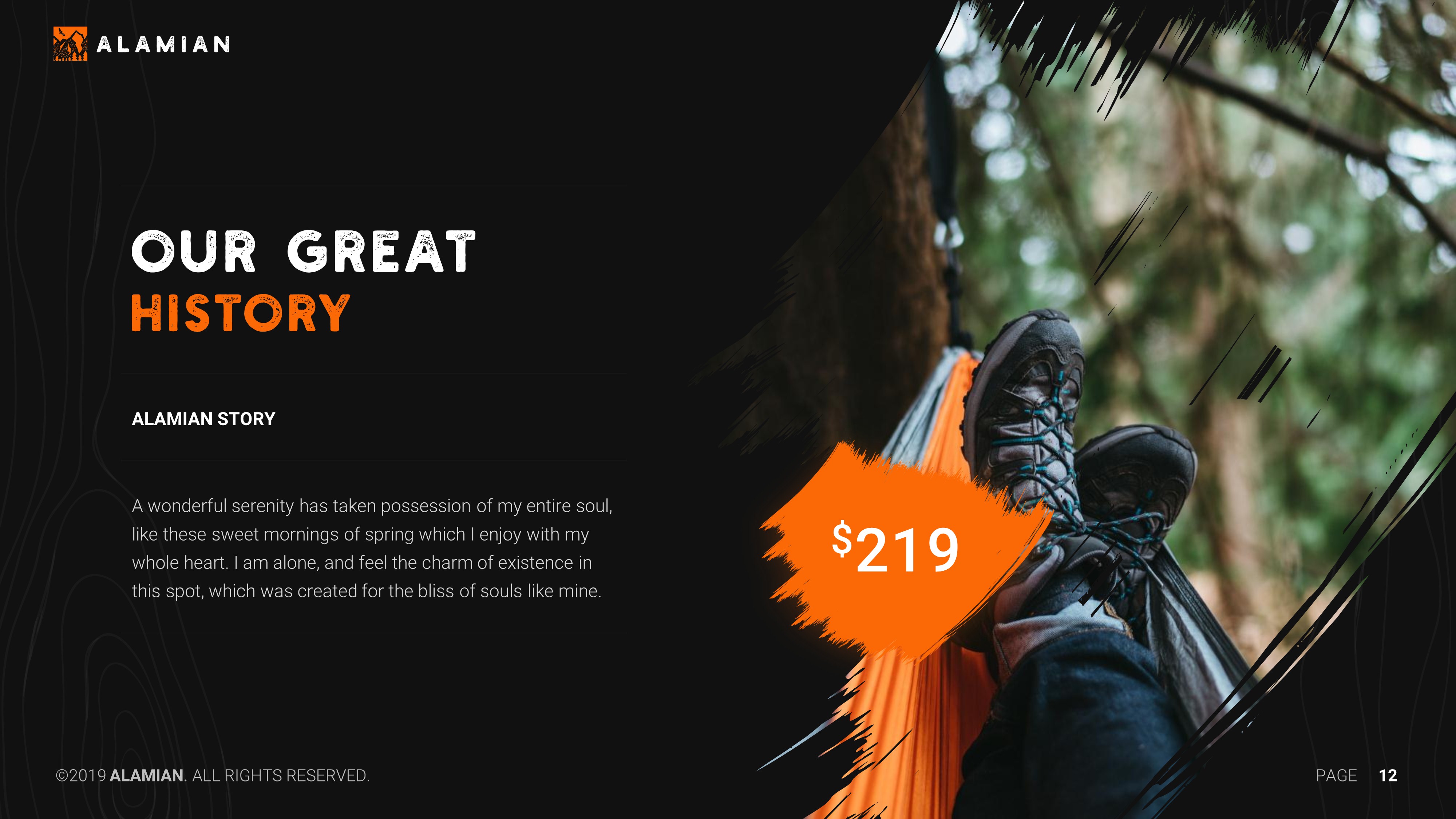 Alamian Outdoor Powerpoint Presentation Template Fully Animated